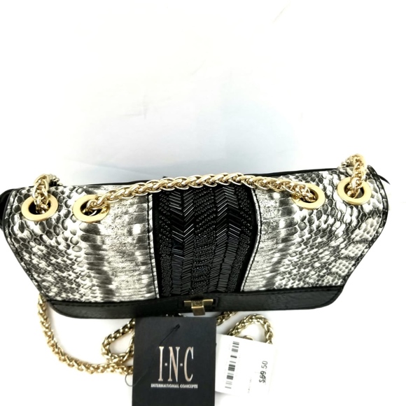 INC Mariin Crossbody Black Handbag - Picture 4 of 5
